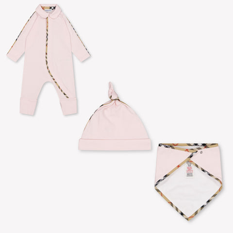 Burberry Hamilton Baby Ragazze Tutina dentro Rosa Chiaro