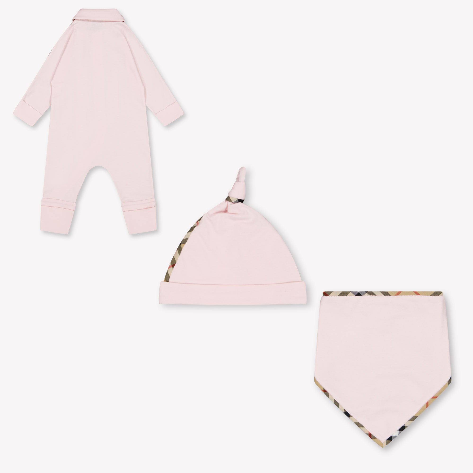 Burberry Hamilton Baby Ragazze Tutina dentro Rosa Chiaro