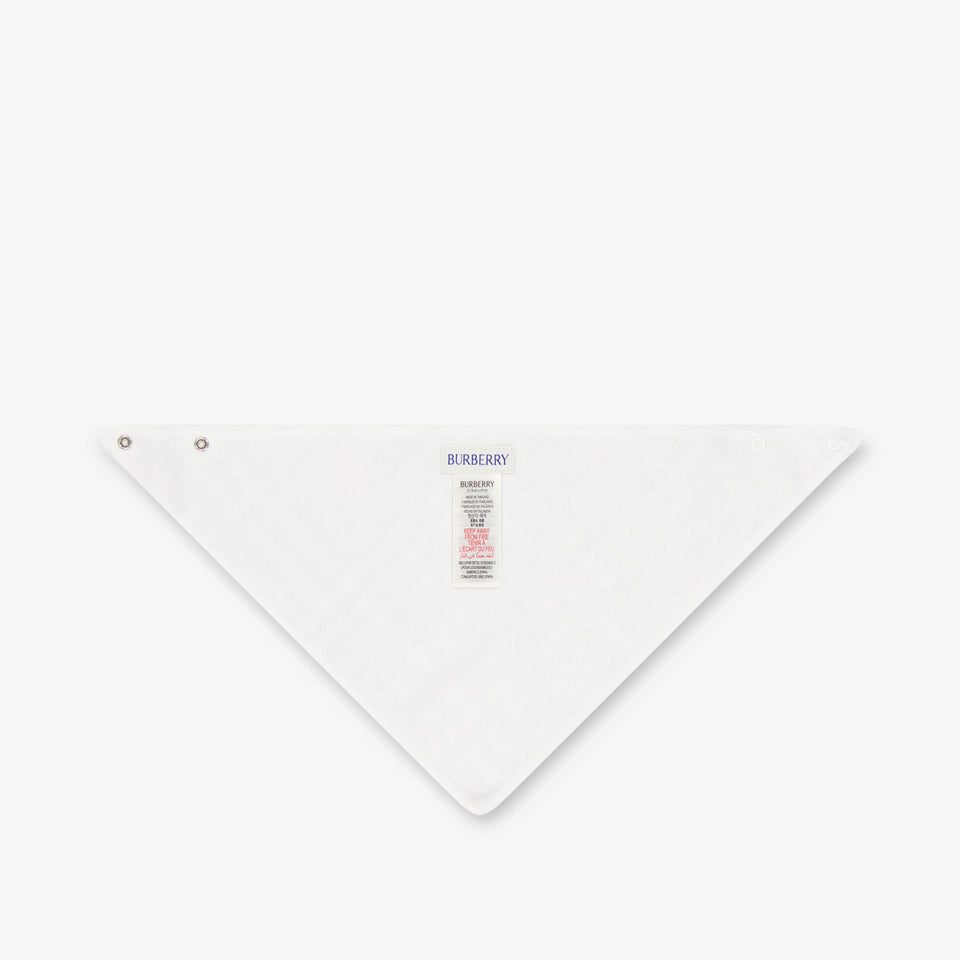 Burberry Snap Bibo Baby Unisex-Zubehör Weiß