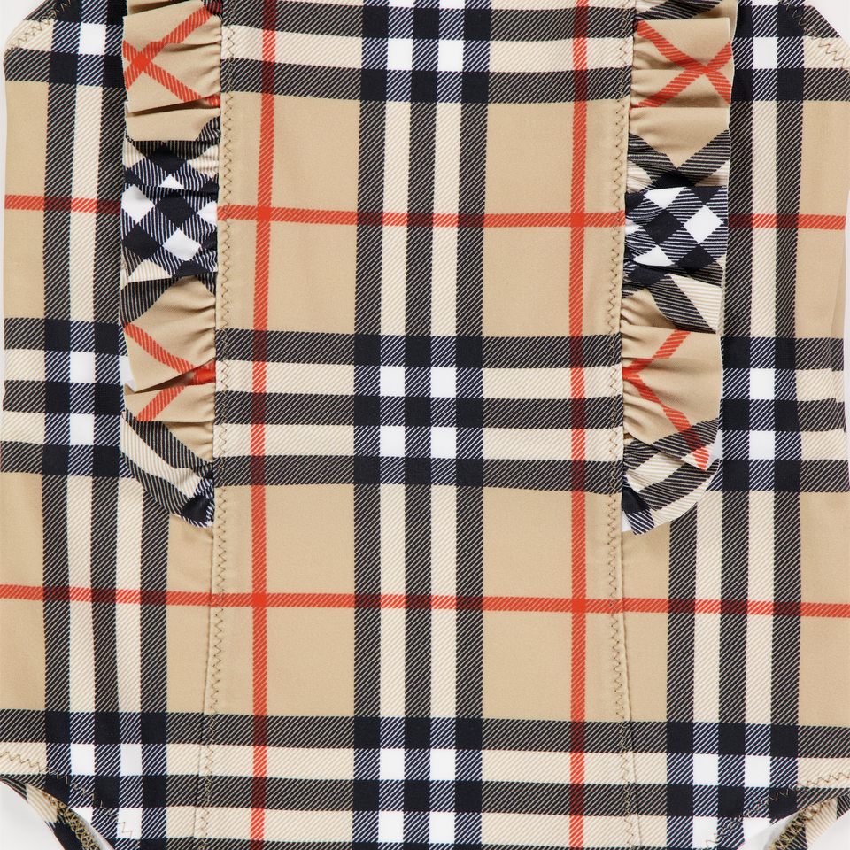 Burberry Tilly Baby Meisjes Zwemkleding In Beige