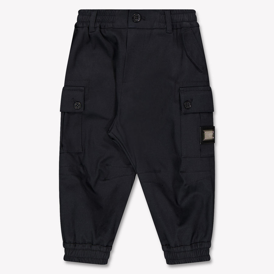 Dolce & Gabbana Baby Jungen Hose rein Schwarz