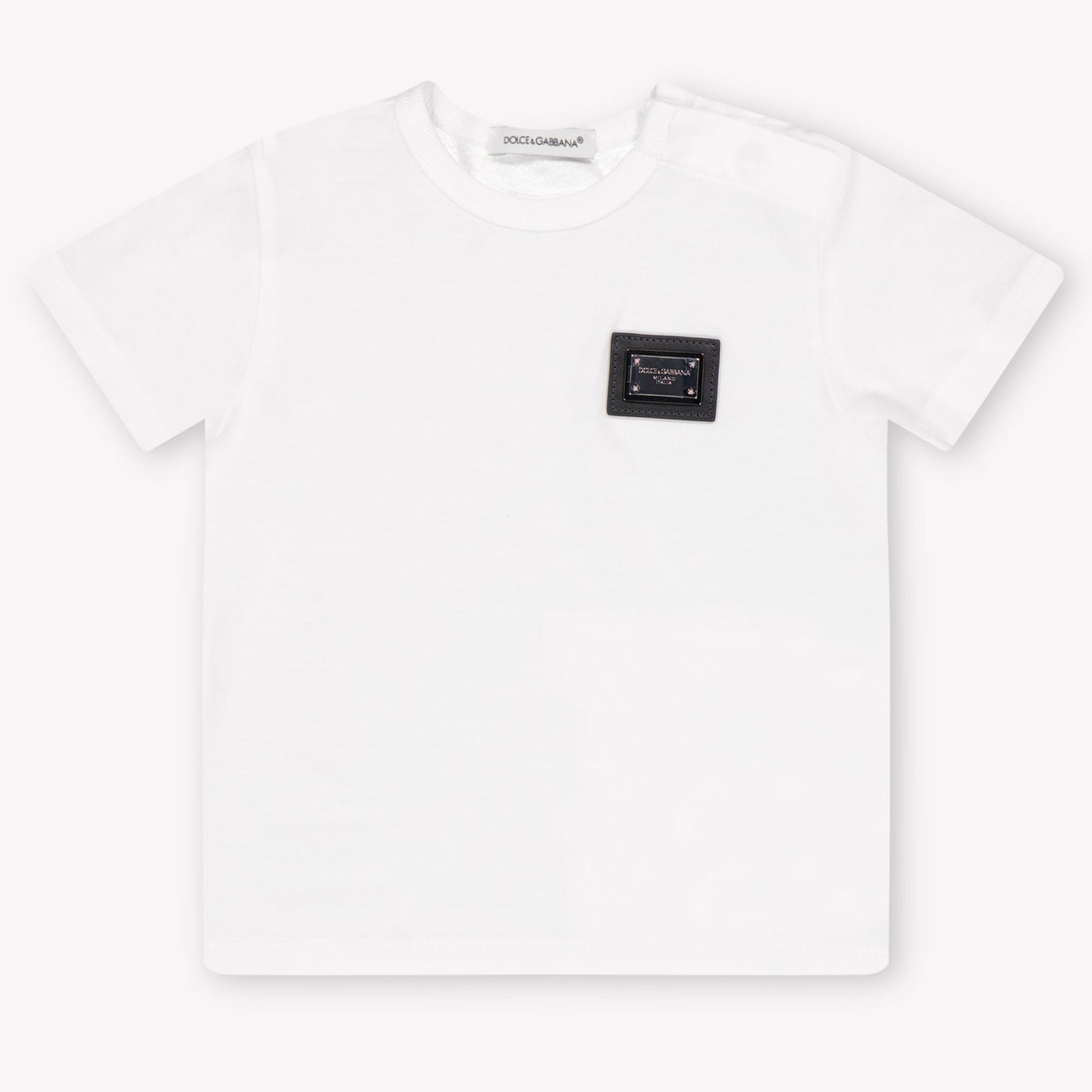 Dolce & Gabbana bebe Chicos Camiseta adentro Blanco