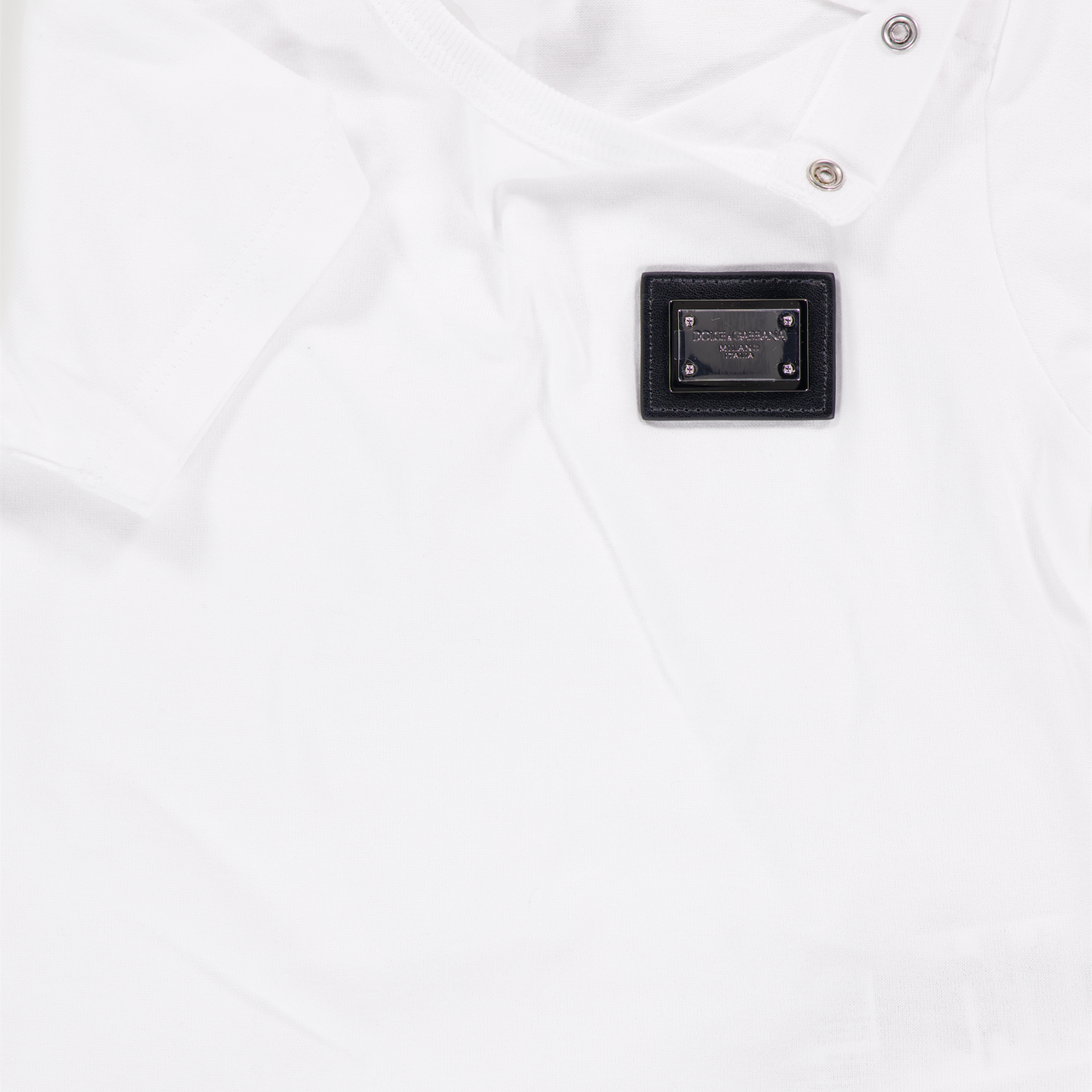Dolce & Gabbana bebe Chicos Camiseta adentro Blanco