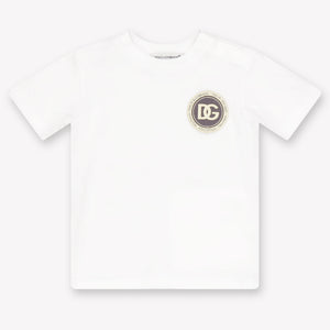 Dolce & Gabbana bebe Chicos Camiseta adentro Blanco