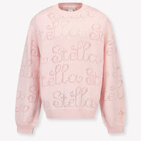 Stella McCartney niños Chicas suéter en Rosa claro