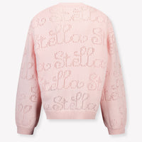 Stella McCartney niños Chicas suéter en Rosa claro