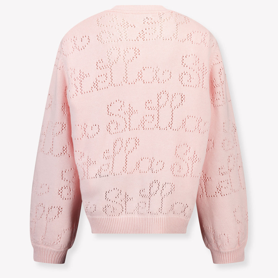 Stella McCartney niños Chicas suéter en Rosa claro