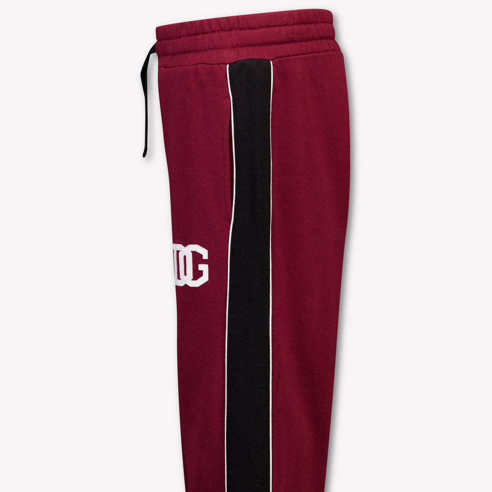 Dolce & Gabbana Kinder Jungen Hose rein Bordeaux