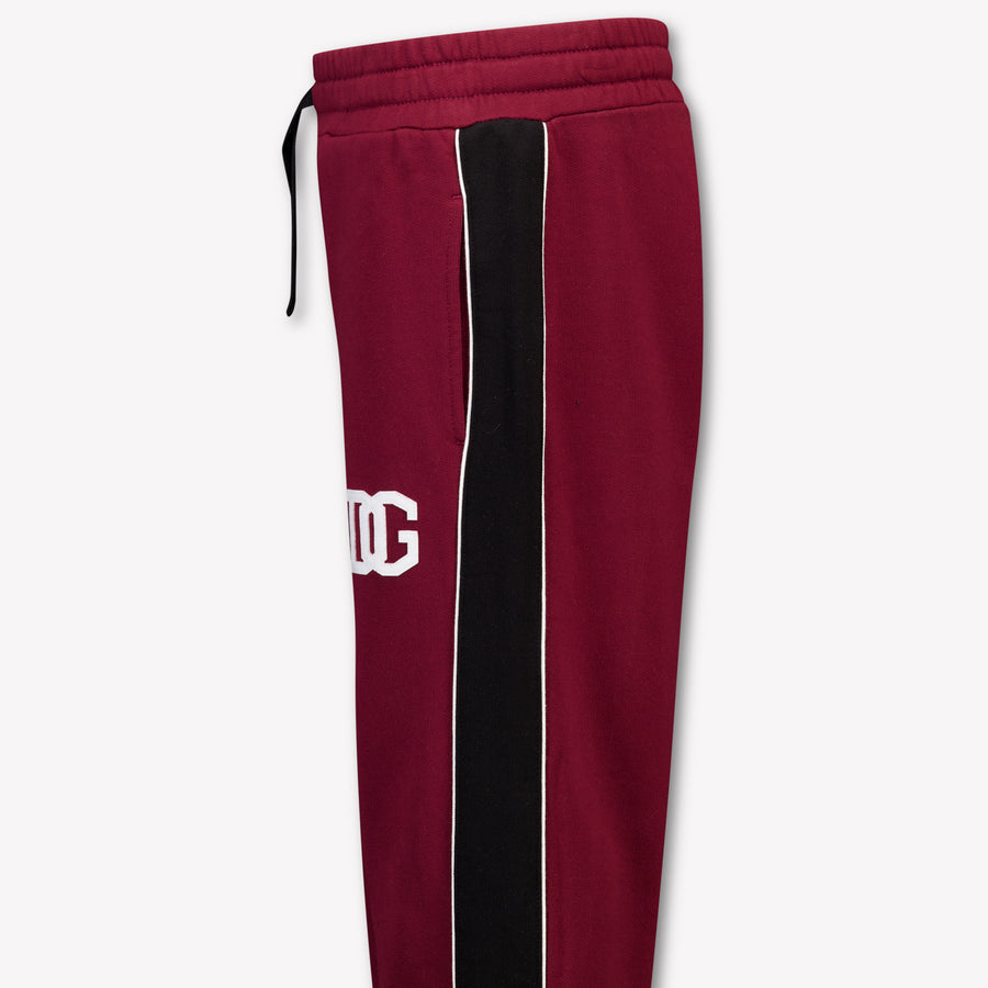 Dolce & Gabbana Kinder Jongens Broek In Bordeaux