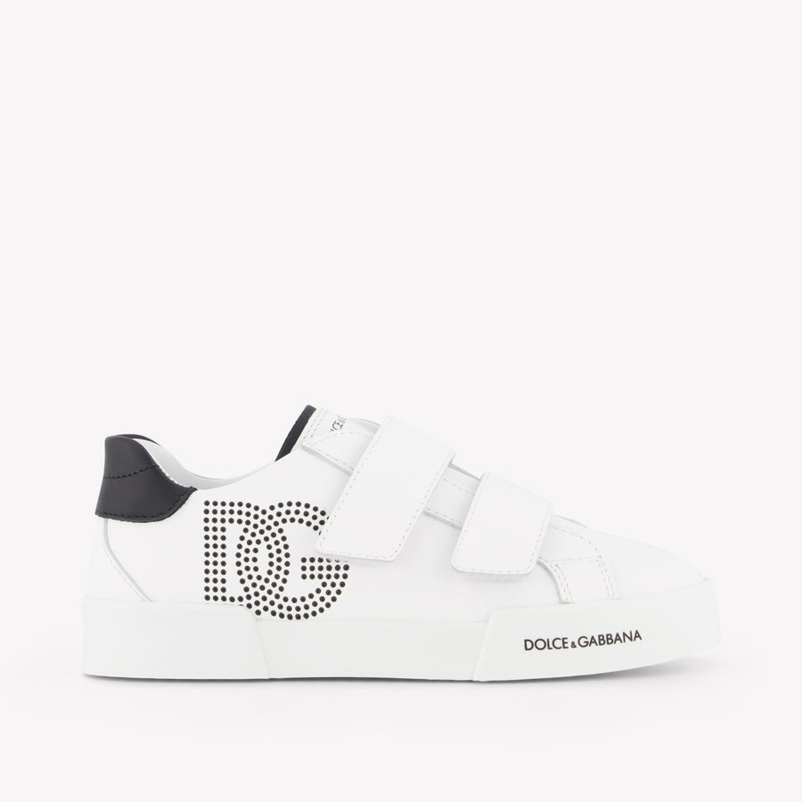 Dolce & Gabbana Kinder Unisex Sneakers In Wit