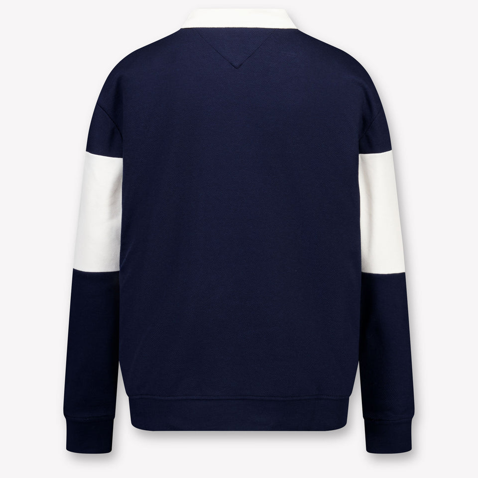 Tommy Hilfiger Bambini Ragazzi Polo In Navy