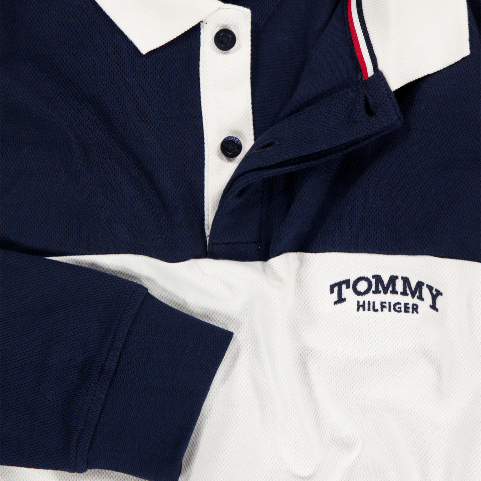 Tommy Hilfiger Bambini Ragazzi Polo In Navy