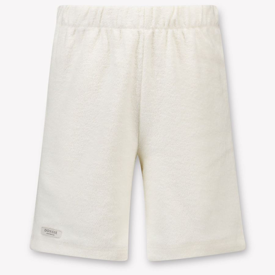 Donsje Amsterdam Bambini Unisex Pantaloncini dentro Off White