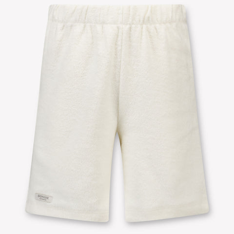 Donsje Amsterdam niños Unisex pantalones cortos en Blanco Roto