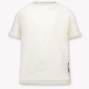Donsje Amsterdam Thommy Kinder Unisex Maglietta dentro Off White