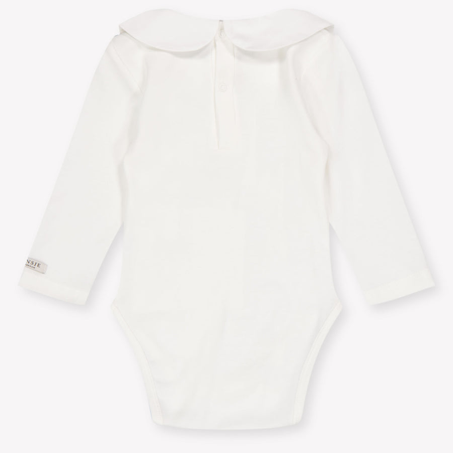 Donsje Amsterdam Bébé Unisexe Barboteuse en blanc cassé