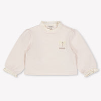 Donsje Amsterdam Bébé Filles Pull en Rose Léger