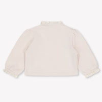 Donsje Amsterdam Bébé Filles Pull en Rose Léger