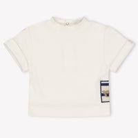 Donsje Amsterdam bebe Chicos Camiseta adentro Blanco Roto