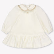 Dolce & Gabbana Bébé Filles Robe en blanc cassé