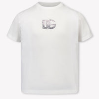 Dolce & Gabbana Kinder Mädchen T-Shirt In Weiß