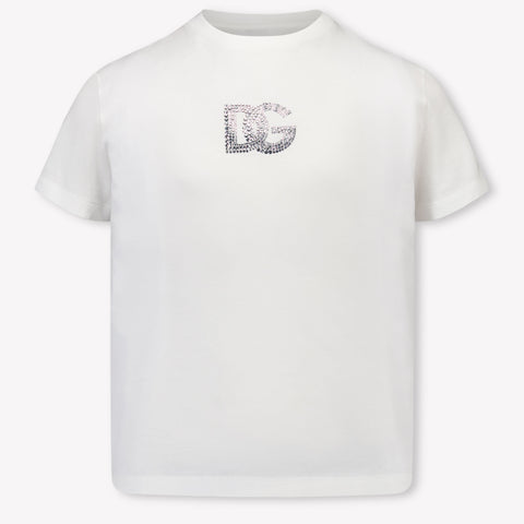 Dolce & Gabbana Enfants Filles T-shirt dans Blanc
