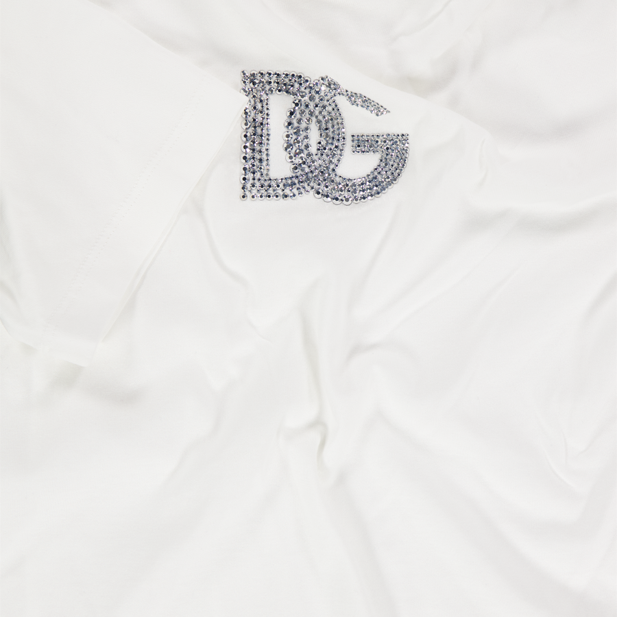 Dolce & Gabbana Kinder Mädchen T-Shirt In Weiß