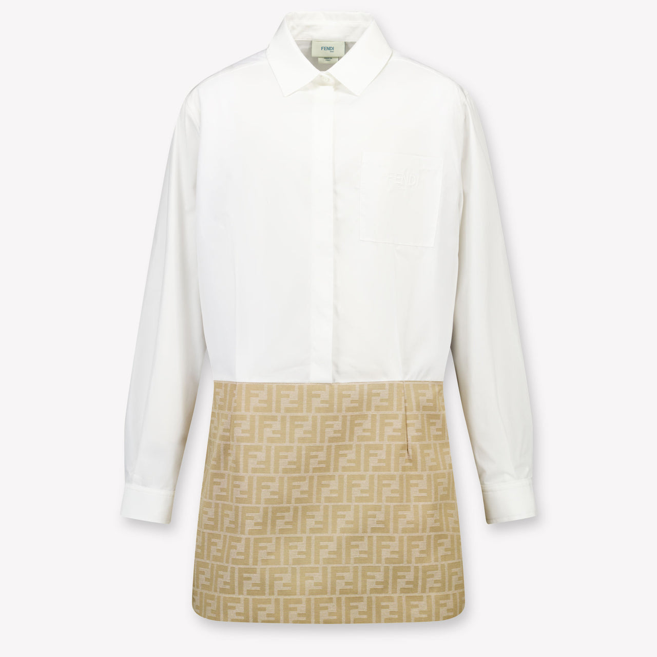 Fendi Enfants Filles Habillez-vous Beige