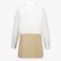 Fendi Enfants Filles Habillez-vous Beige