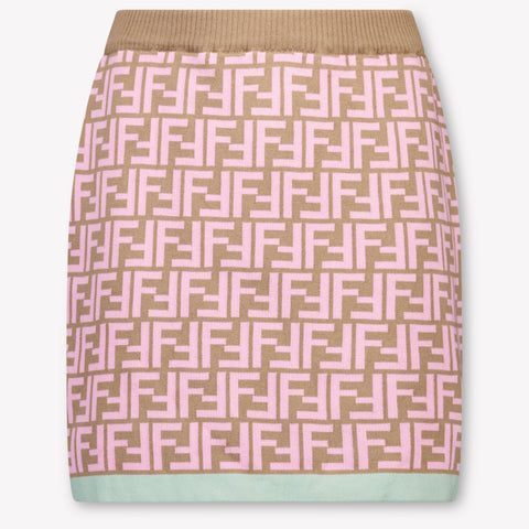 Fendi niños Chicas Falda adentro Camel