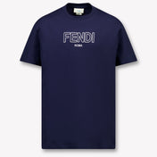 Fendi Bambini Ragazzi Maglietta dentro Navy