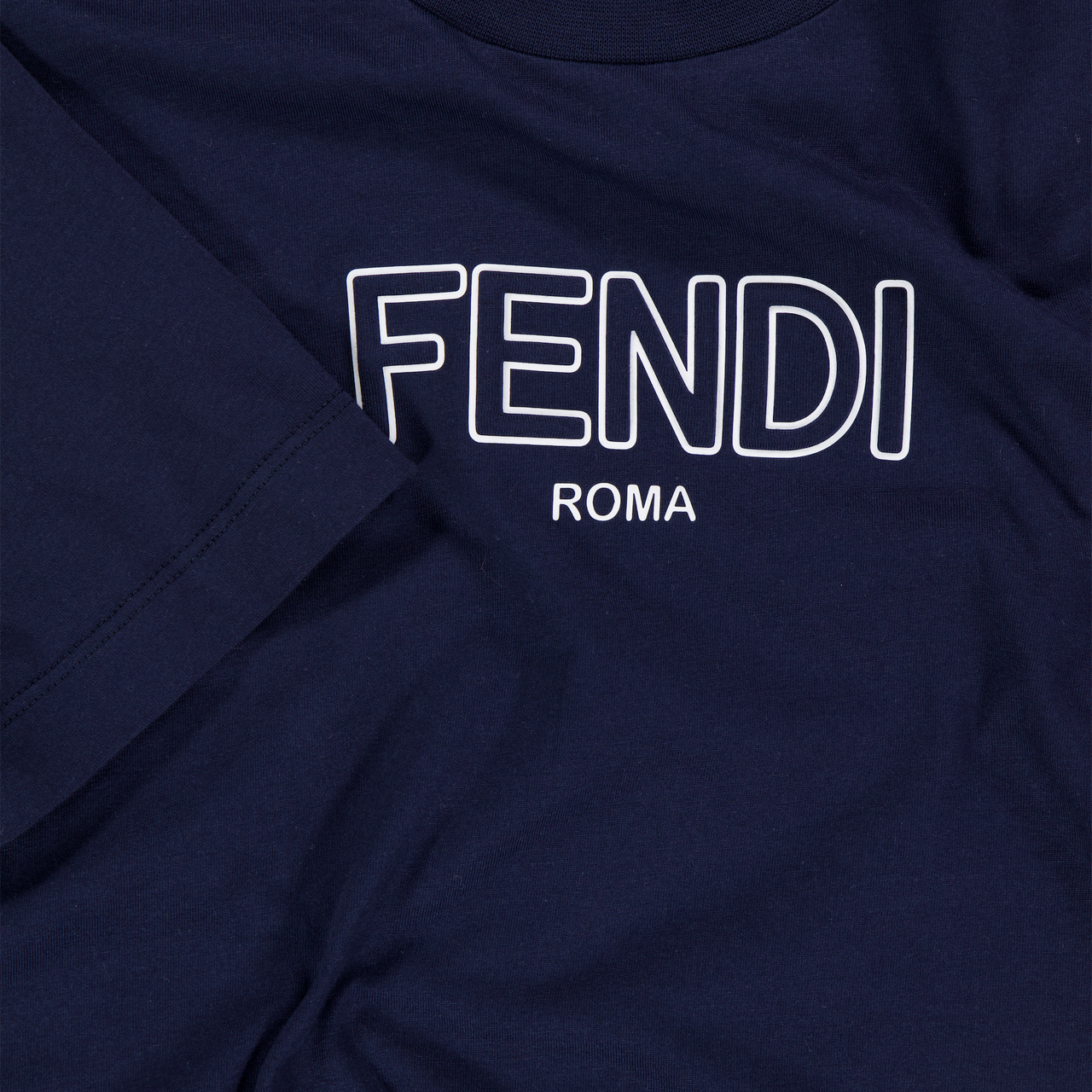 Fendi Bambini Ragazzi Maglietta dentro Navy