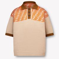 Fendi Bambini Ragazzi Polo In Beige