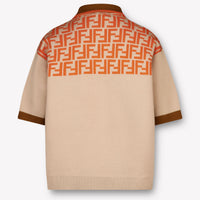Fendi Bambini Ragazzi Polo In Beige