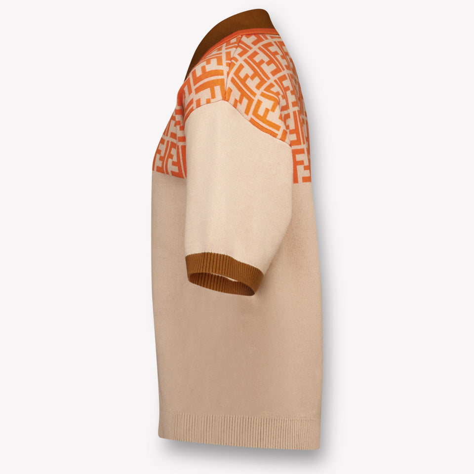 Fendi niños Chicos polo en Beige