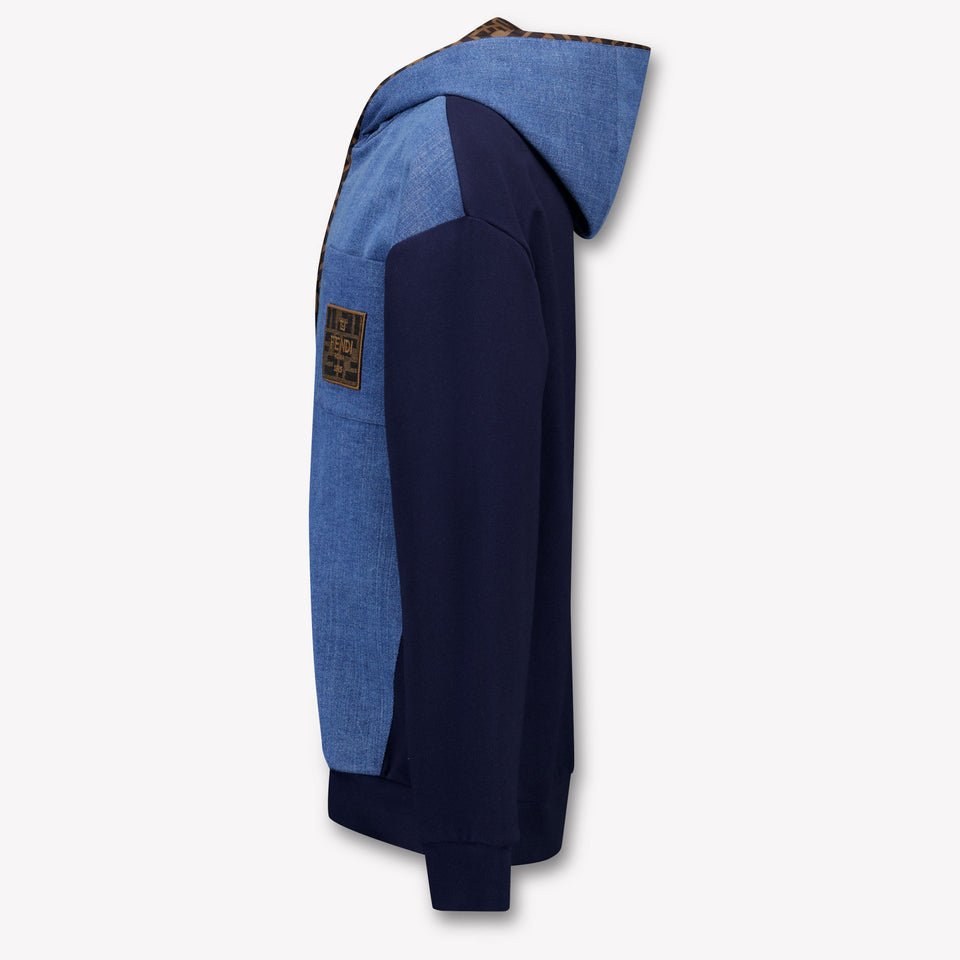 Fendi niños Chicos Cárdigan en Navy