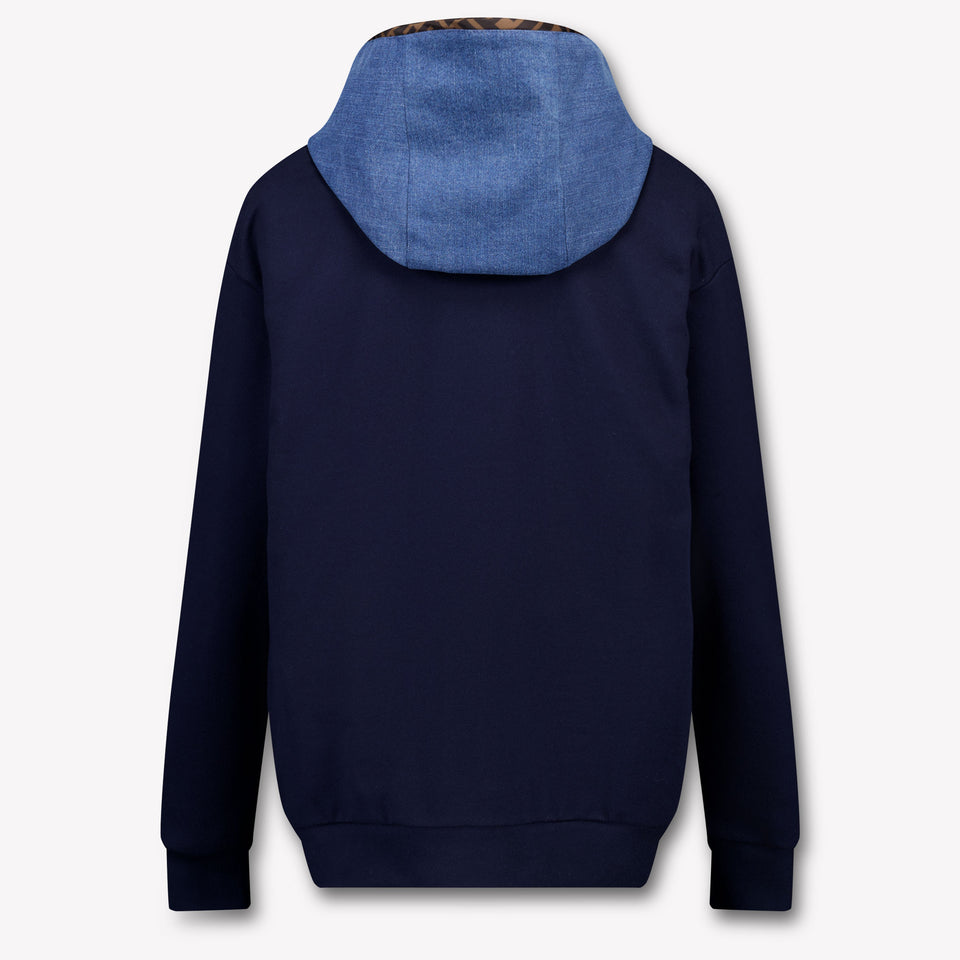 Fendi niños Chicos Cárdigan en Navy