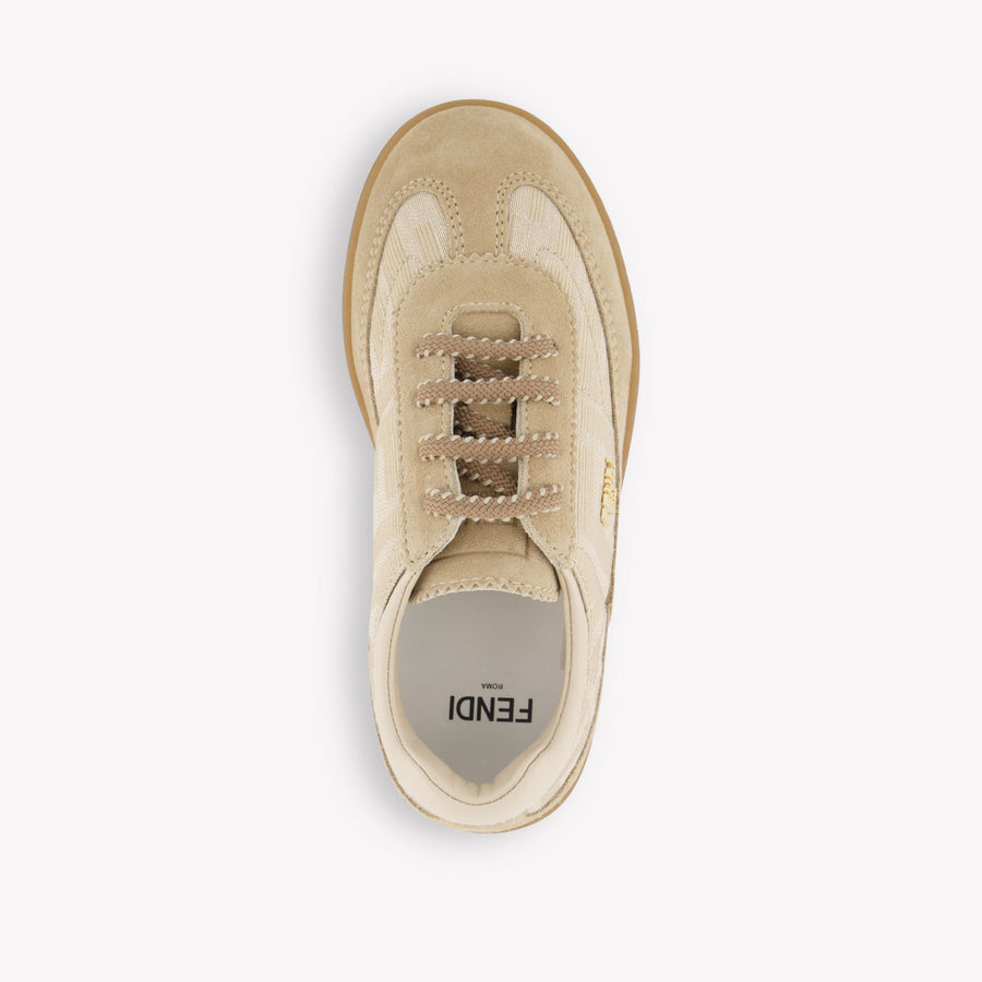 Fendi Unisexe Baskets dans Beige