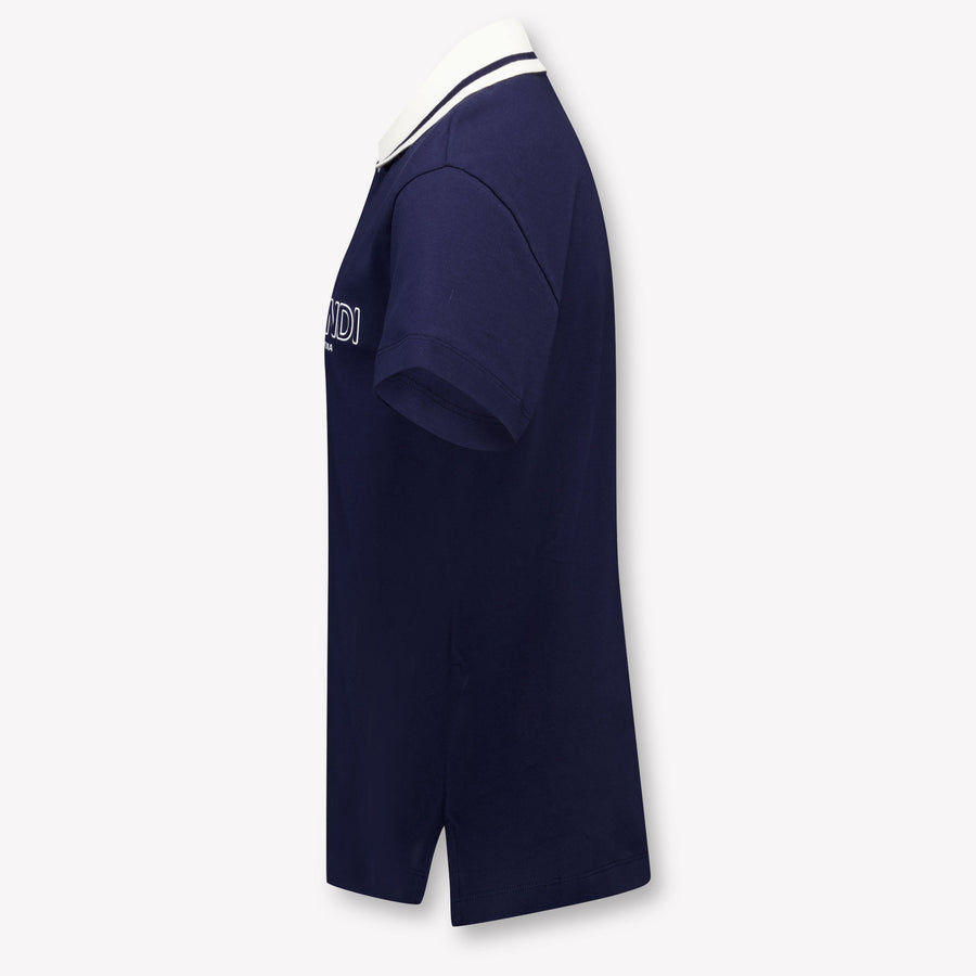 Fendi Bambini Ragazzi Polo In Navy