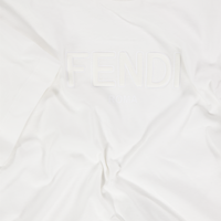 Fendi Kinder Unisex T-Shirt In Weiß