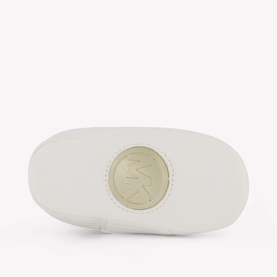 Michael Kors BABY BRITTANIA Baby Girls Sneakers In OffWhite