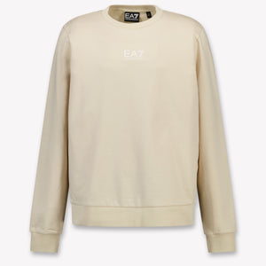 EA7 Kids Boys Sweater In Beige