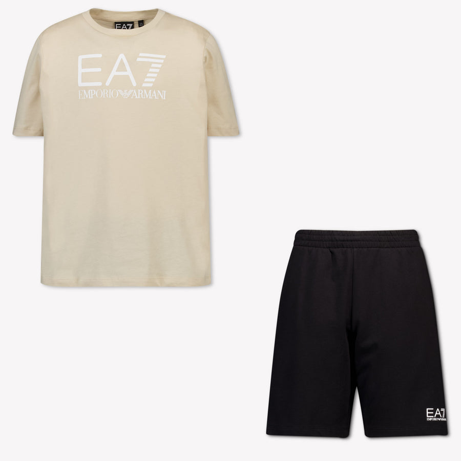 EA7 Kinder Jungen Einsetzen Beige