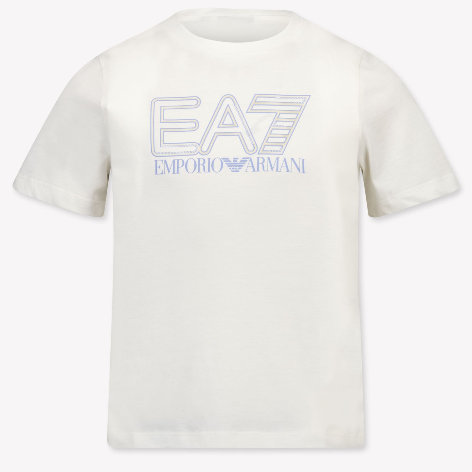 EA7 Kinder Jongens T-Shirt In Wit