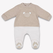 First bebe Chicos Mono corto en Beige
