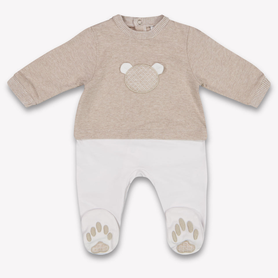 First bebe Chicos Mono corto en Beige