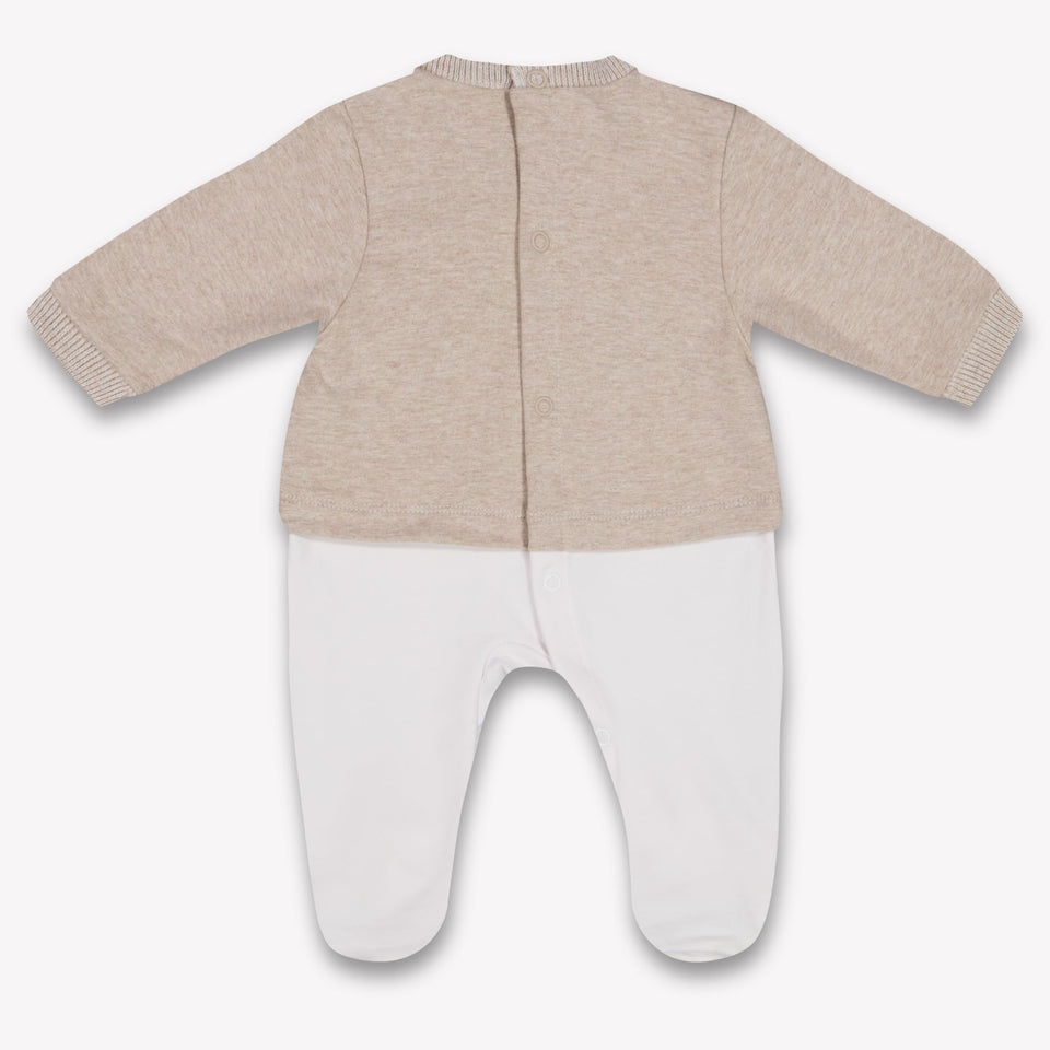 First bebe Chicos Mono corto en Beige