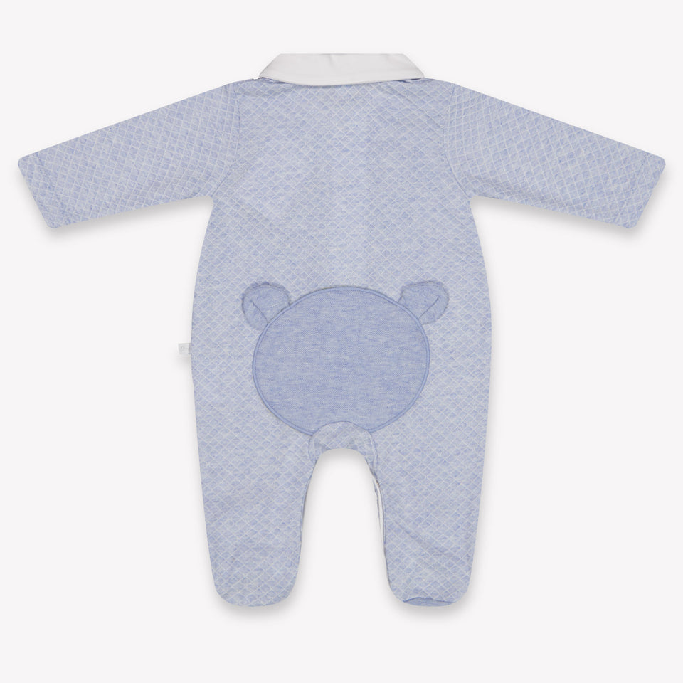 First Bébé Garçons Combishort dans Bleu Clair