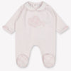 First Baby Girls Playsuit In Light Pink