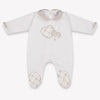 First Baby Girls Playsuit In Light Beige
